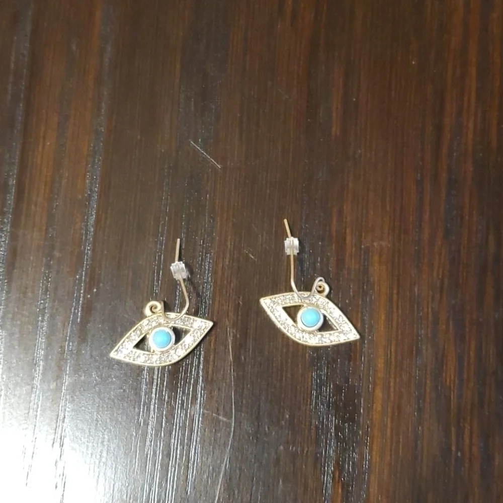 New Unique crystal eyes drop gypsy earring jewelry